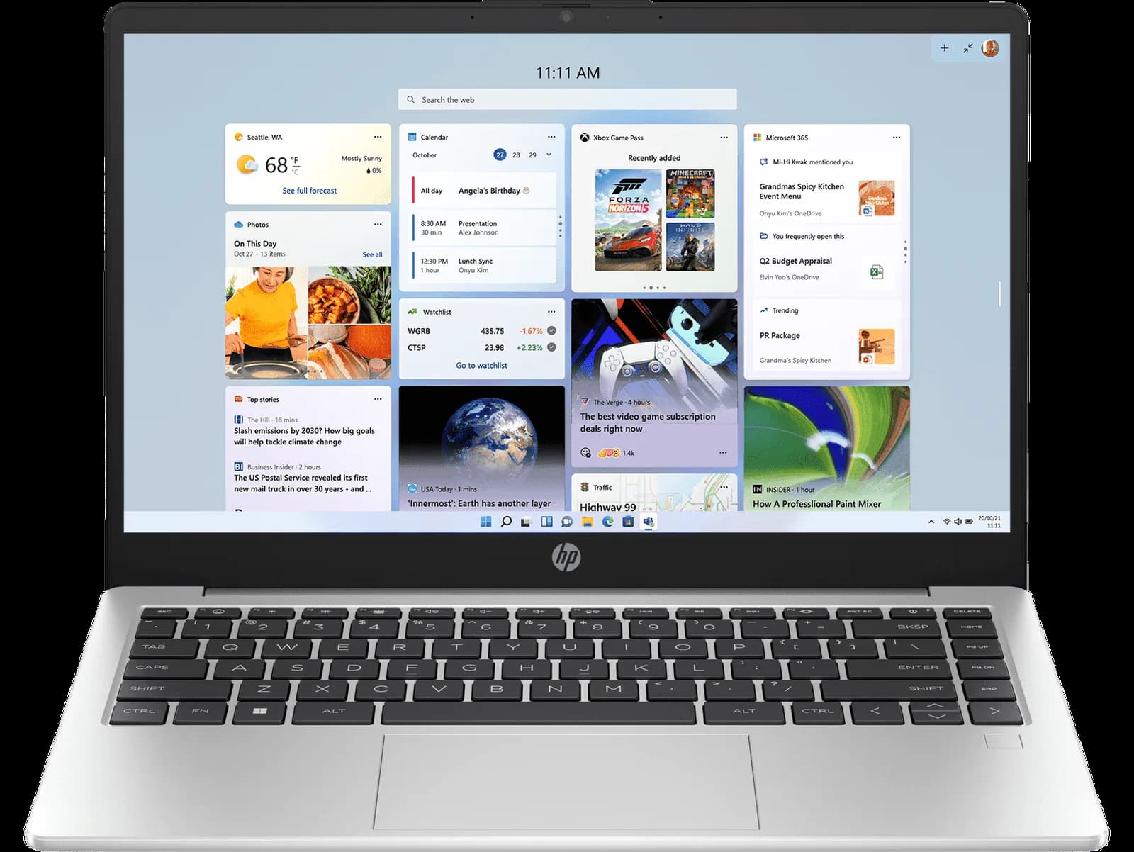 HP 240R G10 Core 5 120U 8 Go DOS clavier rétroéclairé visuel officiel HP